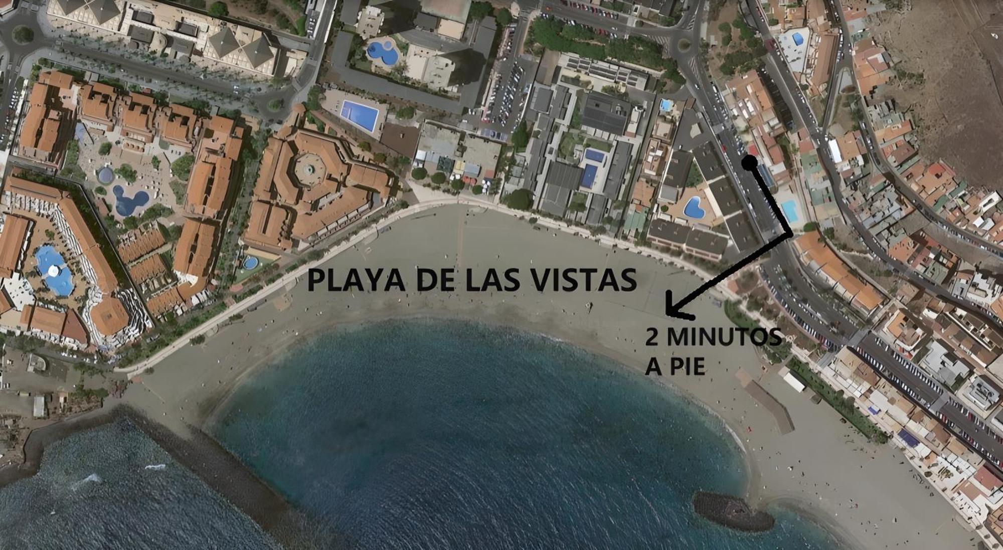 Apartamento Playa Vistas 2 Лос Кристианос Экстерьер фото